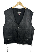 Gilet in pelle Schott anni 90 (26-348) - XXL