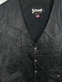 Gilet in pelle Schott anni 90 (26-348) - XXL