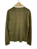 Polo rugby longsleeve Ralph Lauren verde (26-352)  - M
