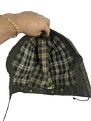 Cappuccio Barbour verde kaki cerato (26-364)  - tg U
