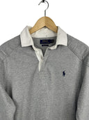 Polo rugby longlseeve Ralph Lauren grigia (26-368) - M