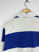 Polo rugby longsleeve Ralph Lauren cropped blu a righe donna (26-372) - S