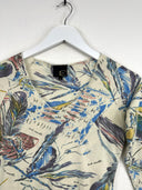 Maglia Just Cavalli beige fantasia floreale y2k -  S
