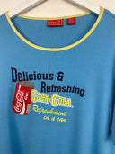 T-shirt Coca-Cola azzurra anni 80 -  L