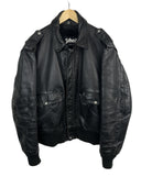 Giacca bomber in pelle Schott aviator nera (26-427) - L/46