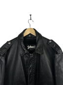 Giacca bomber in pelle Schott aviator nera (26-427) - L/46