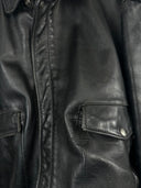 Giacca bomber in pelle Schott aviator nera (26-427) - L/46
