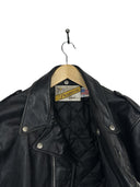 Giacca chiodo in pelle Schott Perfecto nero (26-428) - S/38