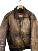 Giacca bomber aviator Redskins marrone imbottita (26-439) - L