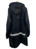 Piumino lungo Sacai blu nero (26-445) - XL