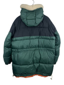 Piumino parka Sacai verde arancio imbottito (26-446) - XL