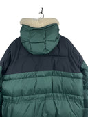 Piumino parka Sacai verde arancio imbottito (26-446) - XL