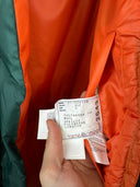 Piumino parka Sacai verde arancio imbottito (26-446) - XL