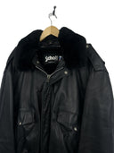 Giacca bomber in pelle nera Schott imbottita 184 sm (26-455) - XL/XXL/52