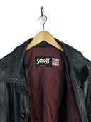 Giacca in pelle nera Schott oversize (26-459) - 3XL