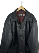 Giacca in pelle nera Schott oversize (26-459) - 3XL