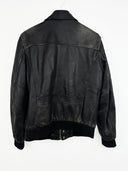Giacca bomber in pelle Schott marrone  - L