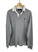 Polo Ralph Lauren rugby longlseeve grigia (26-460) - M