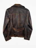 Giacca in pelle Redskins marrone donna - L/XL