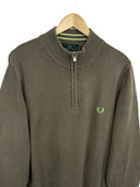 Maglione 1/4 zip Fred Perry kaki (26-471) - L