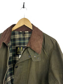 Raro Barbour Beaufort verde 2 corone anni 80 (26-478) - M/L