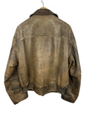 Giacca in pelle Alan Gordon marrone aviator (26-494) - M