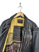 Giacca in pelle Bomb Boogie nera anni 90 (26-495) - XL
