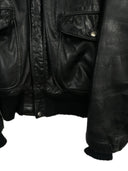 Giacca bomber in pelle Schott nero aviator (26-519) - L/XL