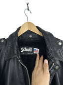 Giacca bomber in pelle Schott nero aviator (26-519) - L/XL