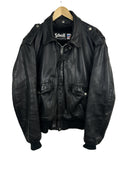 Giacca bomber in pelle Schott nero aviator (26-519) - L/XL
