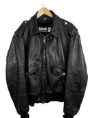 Giacca bomber in pelle Schott nero aviator (26-519) - L/XL