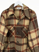 Giacca Woolrich beige a quadri in lana - L
