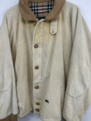 Giacca in velluto a costine beige Burberry 90s (26-521) - XL
