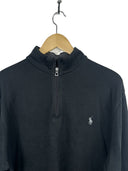 Felpa nera Ralph Lauren con zip (26-528) - M
