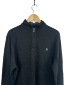 Felpa nera Ralph Lauren con zip (26-528) - M
