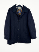 Cappotto blu Burberry in lana -  M