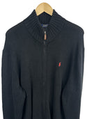 Maglione cardigan Ralph Lauren nero (26-535) - XL
