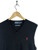 Maglione gilet Ralph Lauren nero (26-536) - M