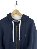 Felpa con zip Ralph Lauren blu (26-537) - 3XL