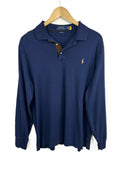 Maglione polo Ralph Lauren blu scuro (26-538) - L
