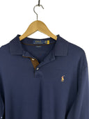 Maglione polo Ralph Lauren blu scuro (26-538) - L