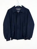 Giacca bomber Burberry blu in lana alpaca -m/l