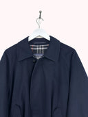 Giacca bomber Burberry blu in lana alpaca -m/l