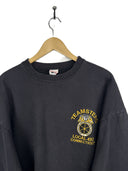 Felpa vintage nera Made in U.S.A. (26-544) - L
