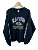 Felpa nera Ravens college U.S.A. (26-545) - L