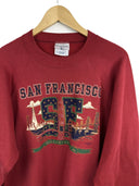 Felpa rossa San Francisco California Fruit of the Loom (26-546) - XL