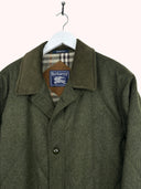 Cappotto Burberry verde in lana - S/M