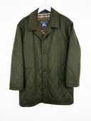 Cappotto Burberry verde in lana - S/M