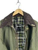 Barbour Bedale verde C42 con spilla (26-557) - M/L