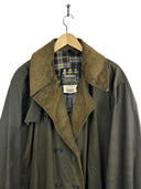 Raro Barbour Trench Coat C48 verde anni 90 (26-579) - XL